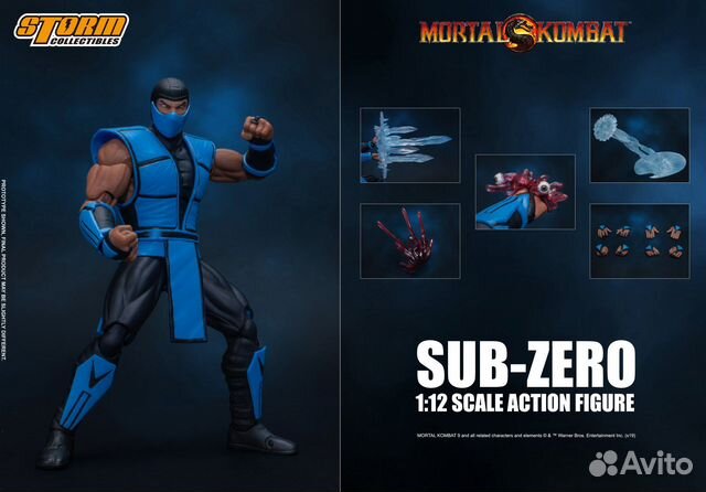Sub - Zero Mortal Kombat 3. Storm collectibles