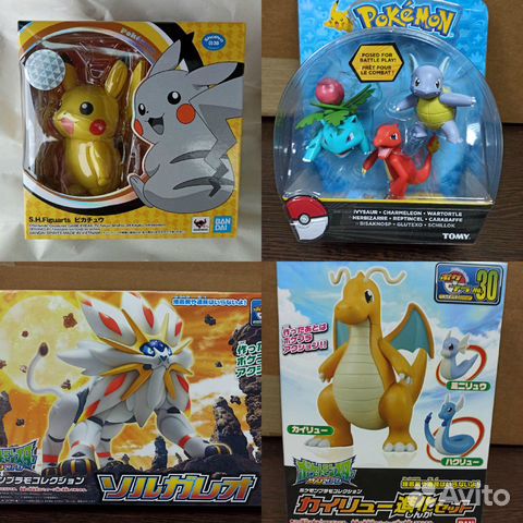 Фигурки S.H.Figuarts Pikachu, Pokemon Plamo Collec