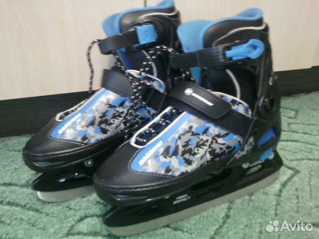 Коньки хоккейные детские, раздвижные с 34го по 37р