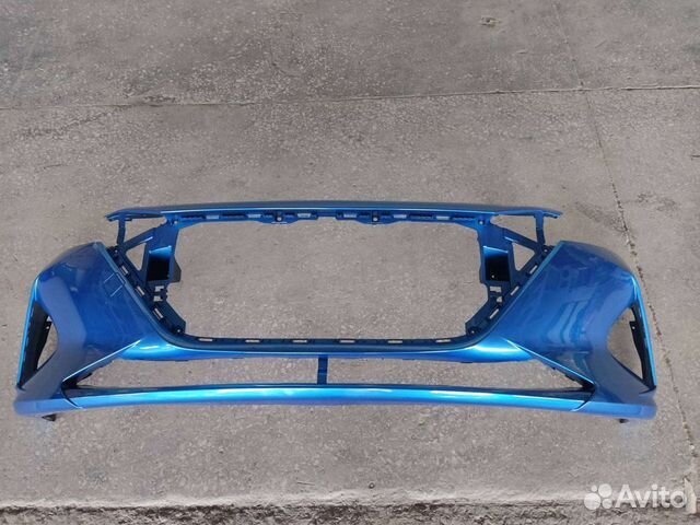 Бампер Хендай Солярис 20-г.в. новый,синий