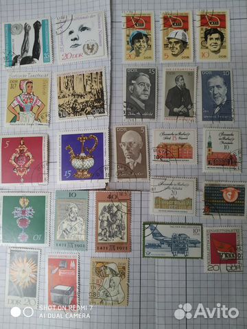 Зарубежные марки ГДР, польша и т. д