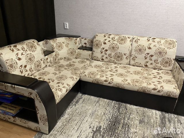 Угловой диван бу , ширина Трикотаж, глубина 176, высота 91 , б/у , цвет ...