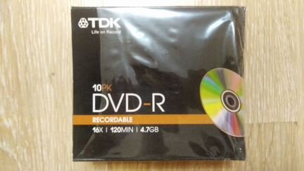 Чистые DVD-R диски TDK