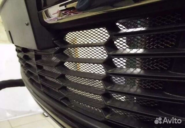 Защитная сетка в бампер. Есть установка