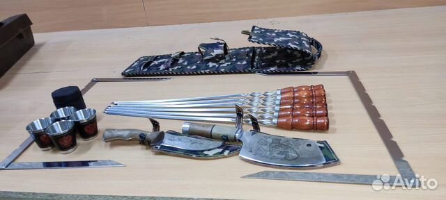 Набор шампуров походный