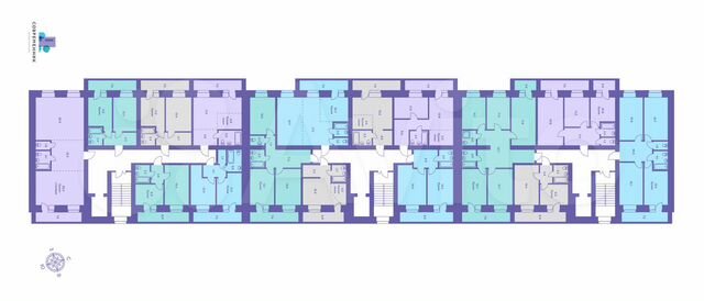 2-к. квартира, 59,6 м², 4/9 эт.