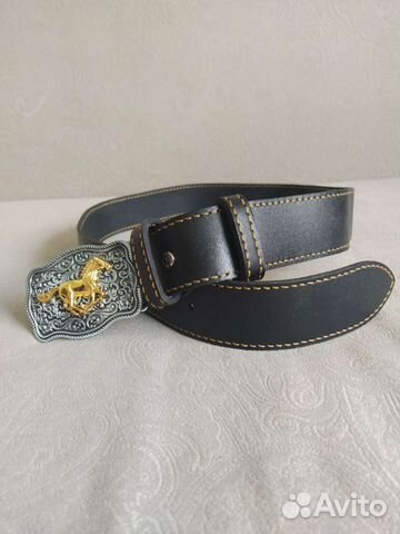Кожаный ремень ручной работы