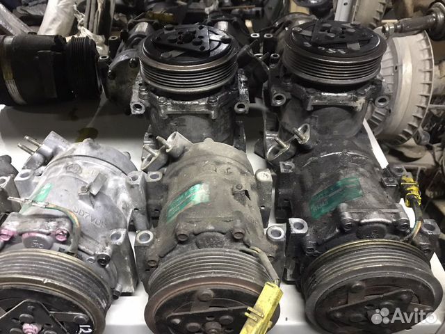 Компрессор кондиционера sanden sd7v16 пежо ситроен