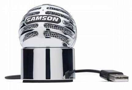 Студийный микрофон Samson Meteorite Chrome USB