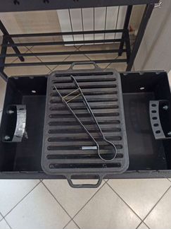 Решетка для гриля чугунная 360х260х11мм