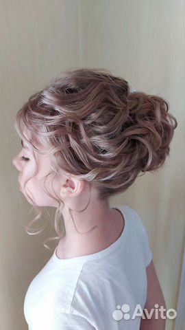 Свадебные,вечерние причёски,макияж,локоны,укладки