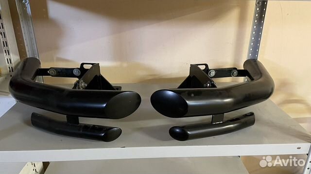 Защита заднего бампера Toyota Highlander(2014-2019