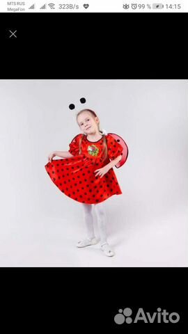 Карнавальный костюм Божья коровка