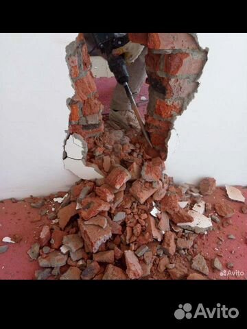 Демонтаж ,алмазная резка,вывоз мусора