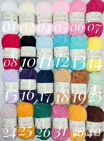 Плюшевая пряжа Wolans bunny baby