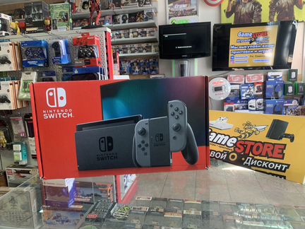 Nintendo Switch v2 Серый Идеал