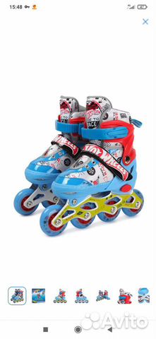 Ролики детские новые размер XS