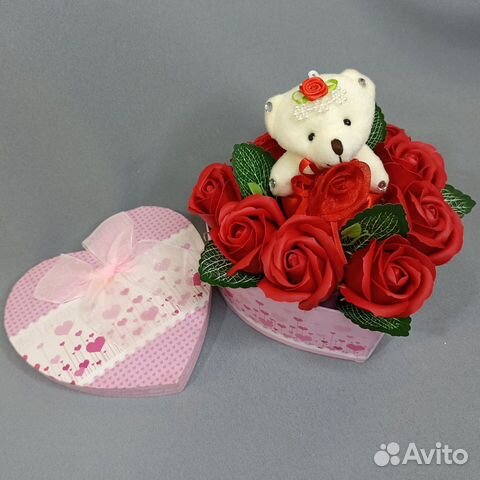 Мыльные розы на новый год 2023. Девушке