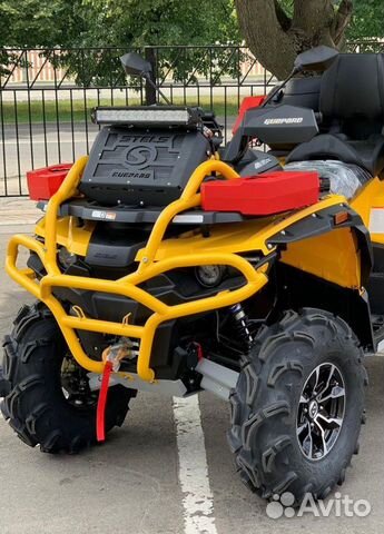 JU091665 Бампер передний усиленный Стелс Гепард