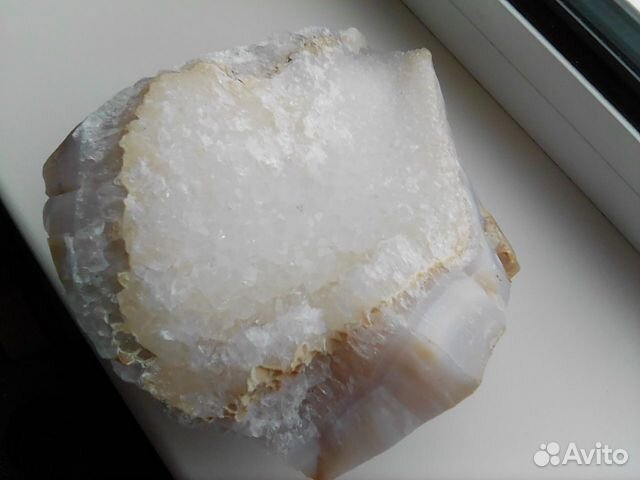 Горный хрусталь В агате