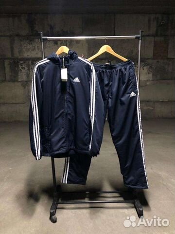 Спортивный костюм зим больших размеров Adidas