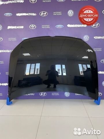 Капот Volkswagen Polo (11-14) черный (C9X)