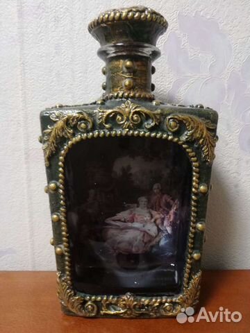 Бутылка декорированная 