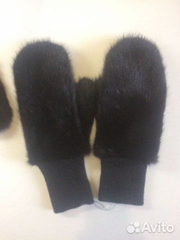 Варежки из норки
