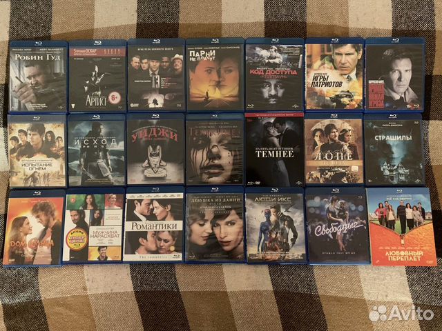 Blu-Ray диски с фильмами (Лицензия)