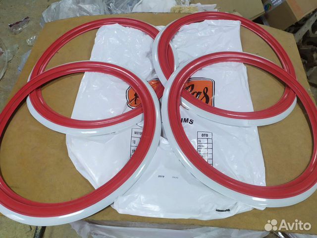 Флипперы вайтволлы атлас красно белые 17