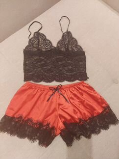 Кружевная пижама новая