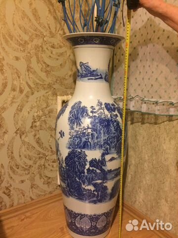 Ваза китай, гжель