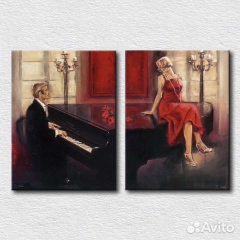 Картины 2 штуки (диптих)