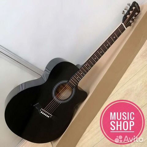 Гитара новая акустика полноразмерная