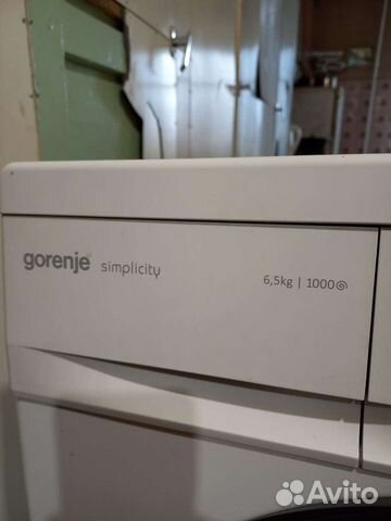 Стиральная машина gorenje 6.5 кг 1000 об широкая