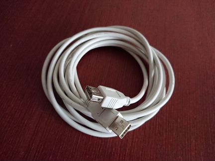 Кабель-удлинитель USB 2.0 AM/AF для зарядки 3.10м