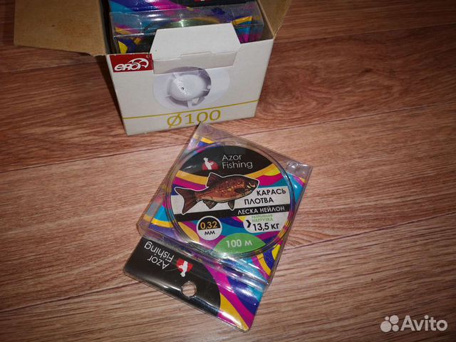 Леска 13,5 кг 100м карась плотва Azor Fishing