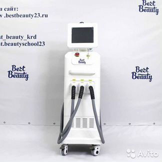 Аппарат 4 в 1: Элос, SHR, YAG-лазер, RF-лифтинг