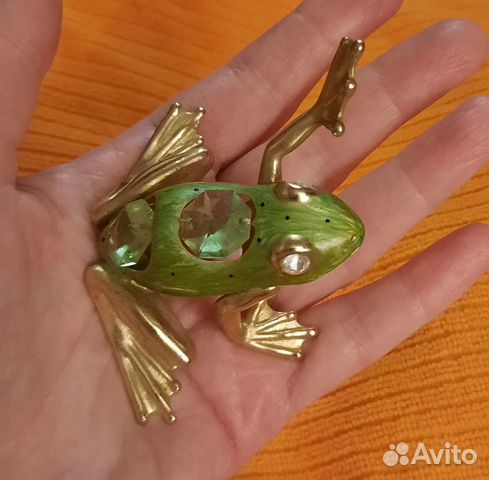 Подставка для колец фигурка лягушки