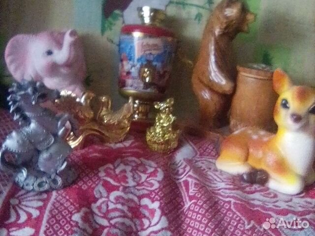 Слоник,конек Горбунок,голуби,мишка,олень