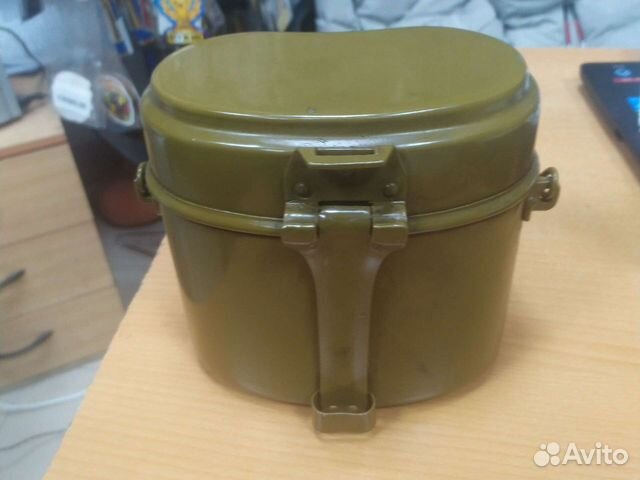 Котелок солдатский походный алюминиевый +