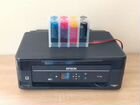 Мфу. Цветной принтер с снпч. Epson XP-342 объявление продам