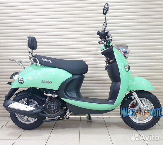Скутер Vento Retro 150 см3 (49 см3) мятный color