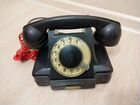 Старинный телефон карболитовый