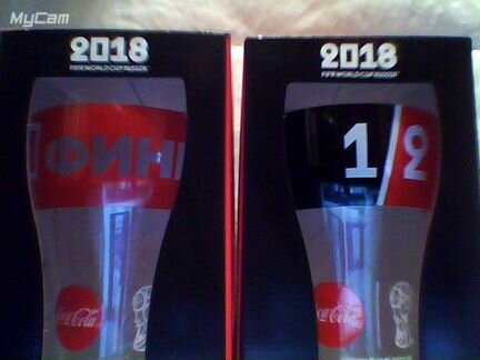 Бокалы Кока-Кола. Разные. Новые