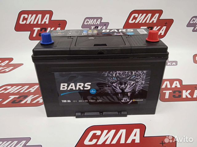Аккумулятор Bars Asia 100aч