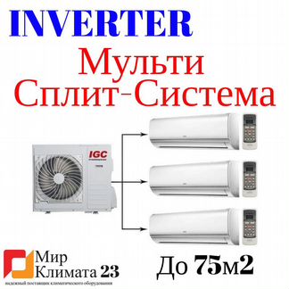 Кондиционеры / Мульти сплит системы / Монтаж