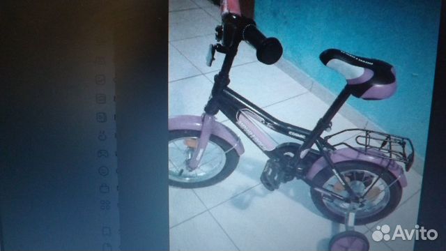 Детский четырехколесный велосипед