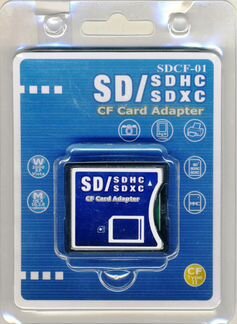 Адаптер переходник SD CF Compact Flash Adapter