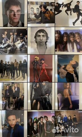 Плакаты из журнала «Все звезды»